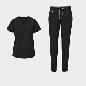 Black Figs Scrubs Set
